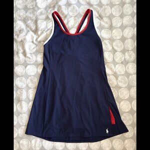 NWT Polo Ralph Lauren Team USA 2024 Summer Olympics Tank Dress Navy Sz L